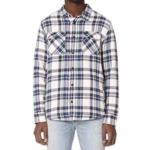 RVCA Camino Plaid Flannel Button-Up Shirt (NWT)